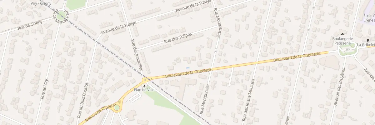 Plan du 3 Bd de la Gribelette à Morsang-sur-Orge