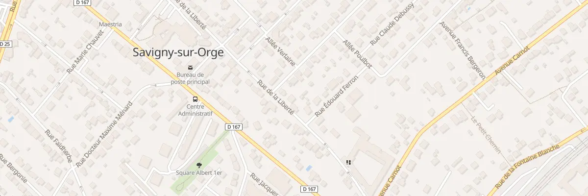 Plan du 8 Rue de la Liberte à Savigny-sur-Orge
