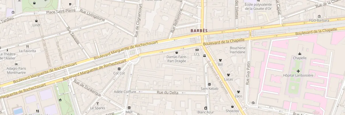 Plan du 9 Bd Marguerite de Rochechouart à Paris 9e Arrondissement