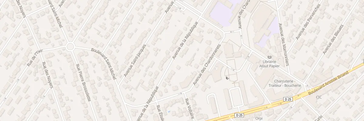 Plan du 28 Av de la Republique à Savigny-sur-Orge