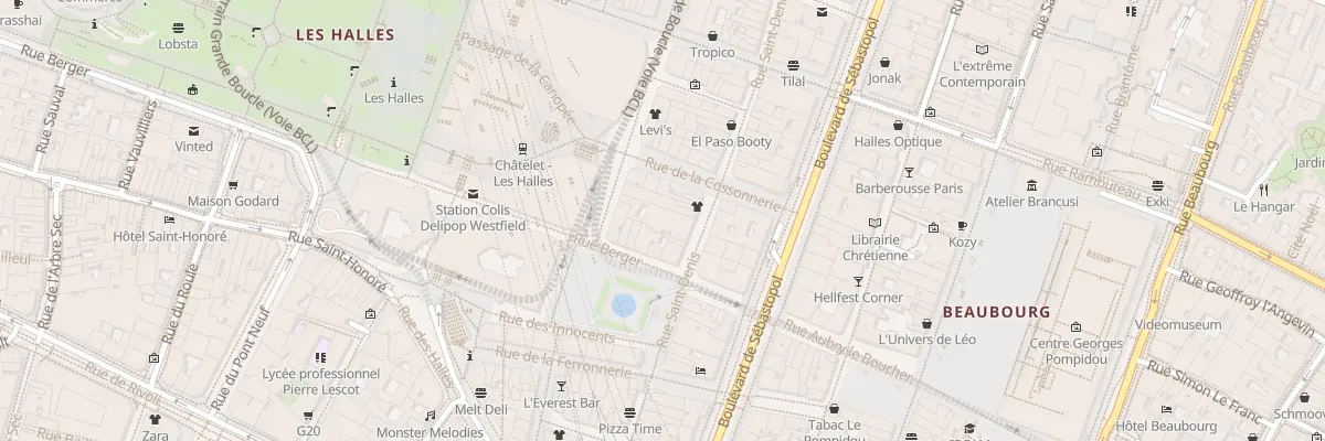 Plan du 51 Rue Saint-Denis à Paris 1er Arrondissement