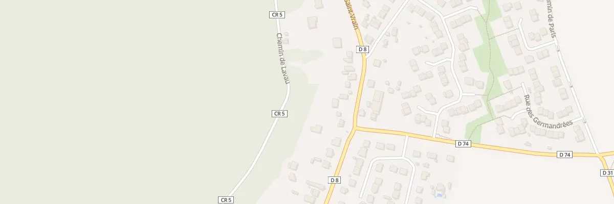 Plan du 97 Rte de St Vrain à Itteville
