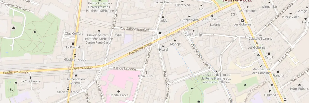 Plan du 31 Bd Arago à Paris 13e Arrondissement