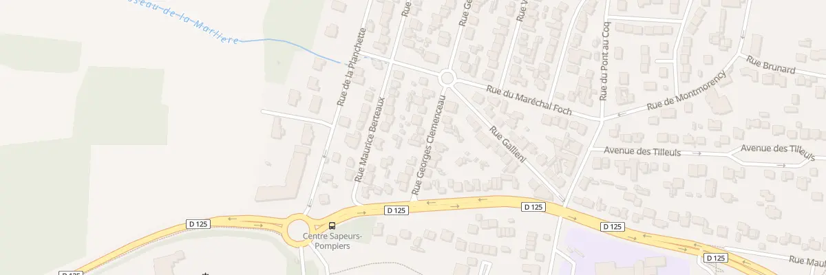 Plan du 11 Rue Georges Clémenceau à Saint-Brice-sous-Forêt