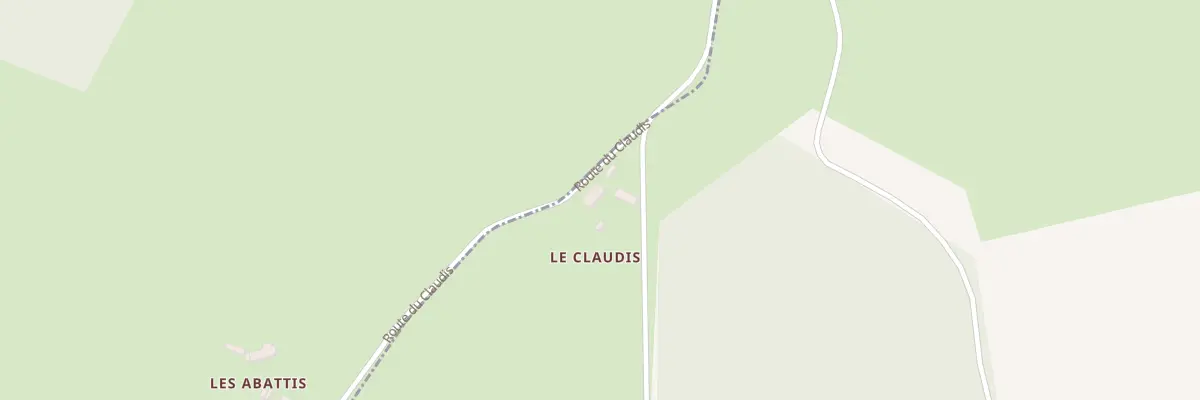 Plan du 128 Le Claudis à Marçais