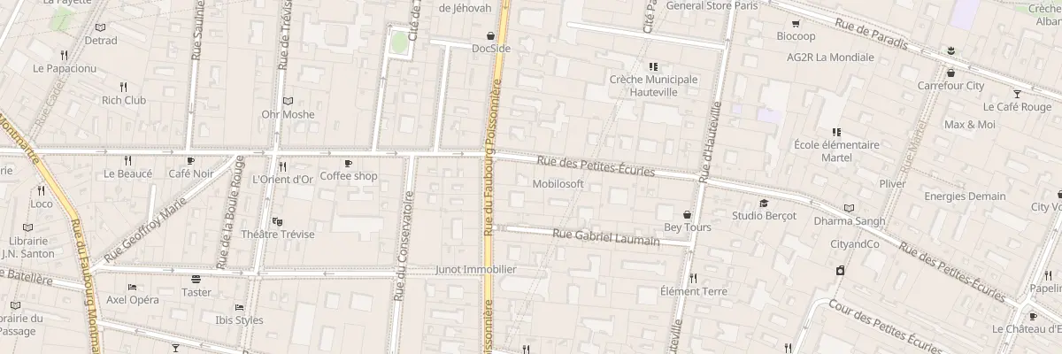 Plan du 59 Rue des Petites Écuries à Paris 10e Arrondissement