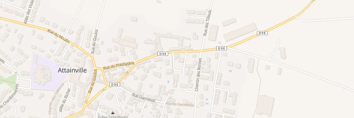 Plan du 18 Rue de l’Orme à Attainville
