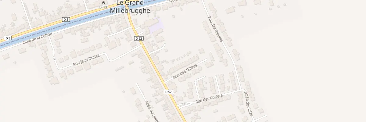 Plan du 12 Rue des Oeillets à Steene