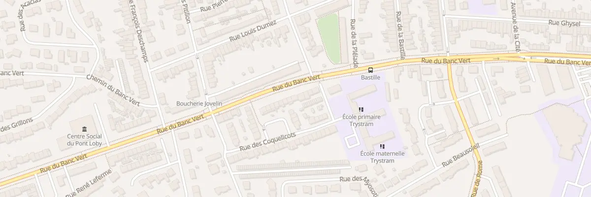 Plan du 1259 Rue du Banc Vert à Dunkerque