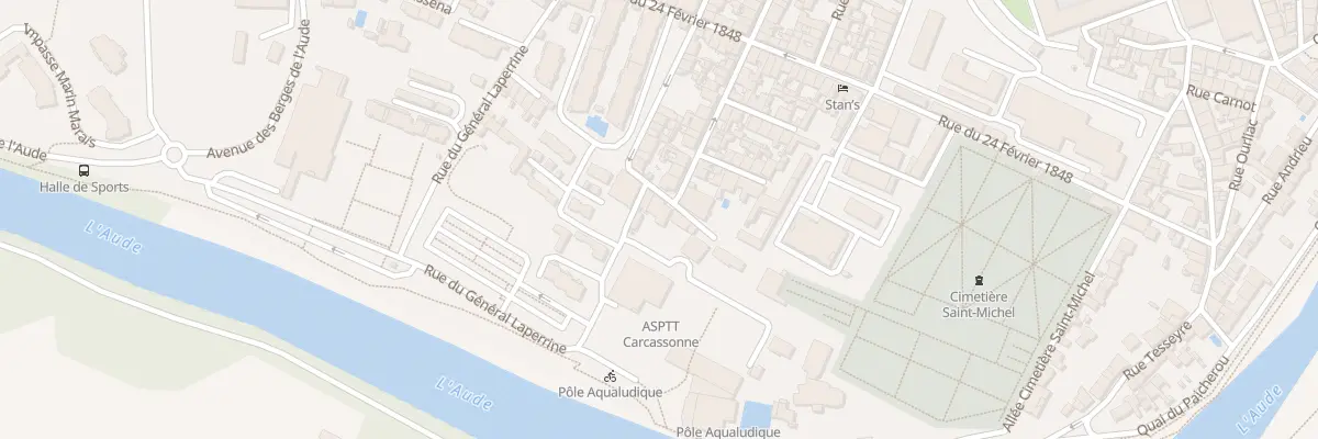 Plan du 7 Rue Marceau Perrutel à Carcassonne