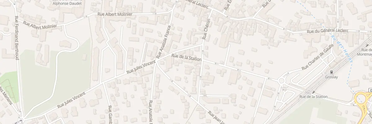 Plan du 6 Rue de la Station à Groslay