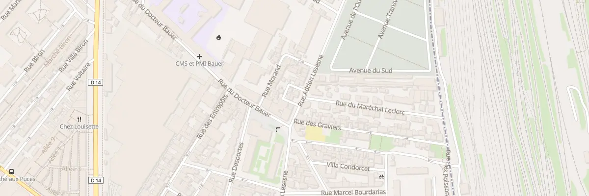 Plan du 36 Rue Adrien Lesesne à Saint-Ouen-sur-Seine