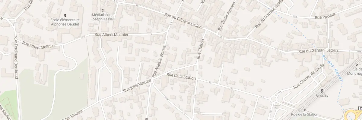 Plan du 5 Rue Jules Ferry à Groslay