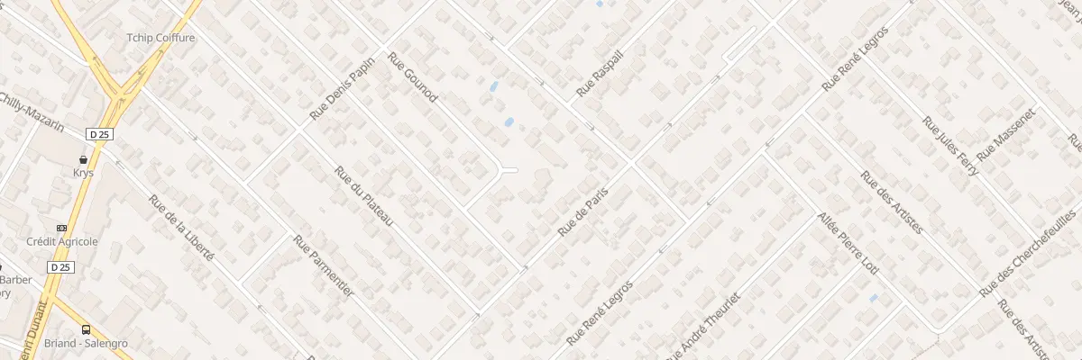 Plan du 8 Rue Gounod à Savigny-sur-Orge