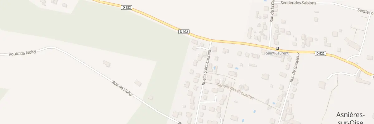 Plan du 12 Rle Saint Laurent à Asnières-sur-Oise