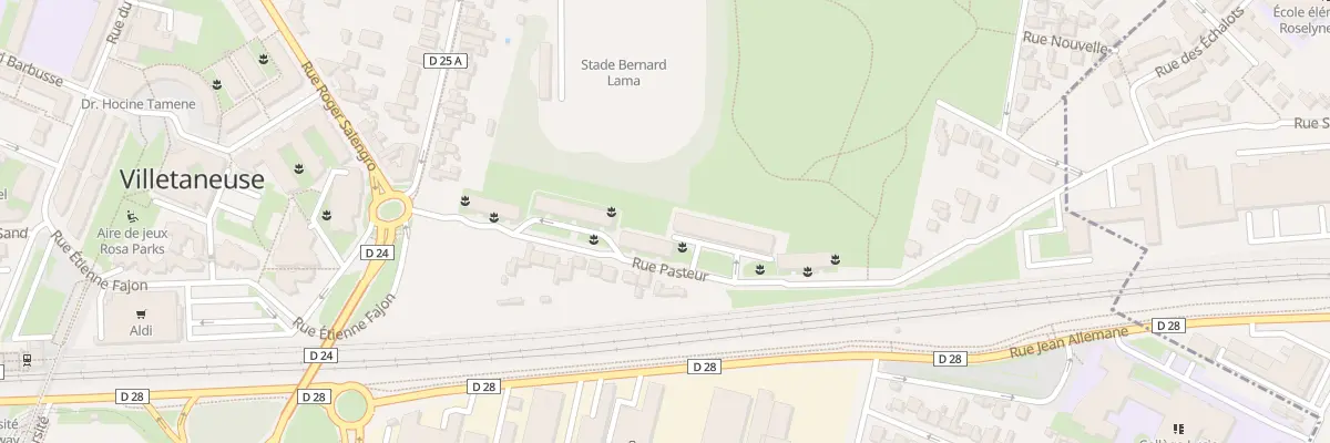 Plan du 17 Rue Pasteur à Villetaneuse