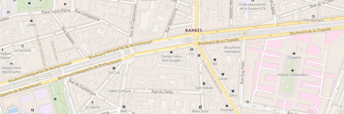 Plan du 7B Bd Marguerite de Rochechouart à Paris 9e Arrondissement