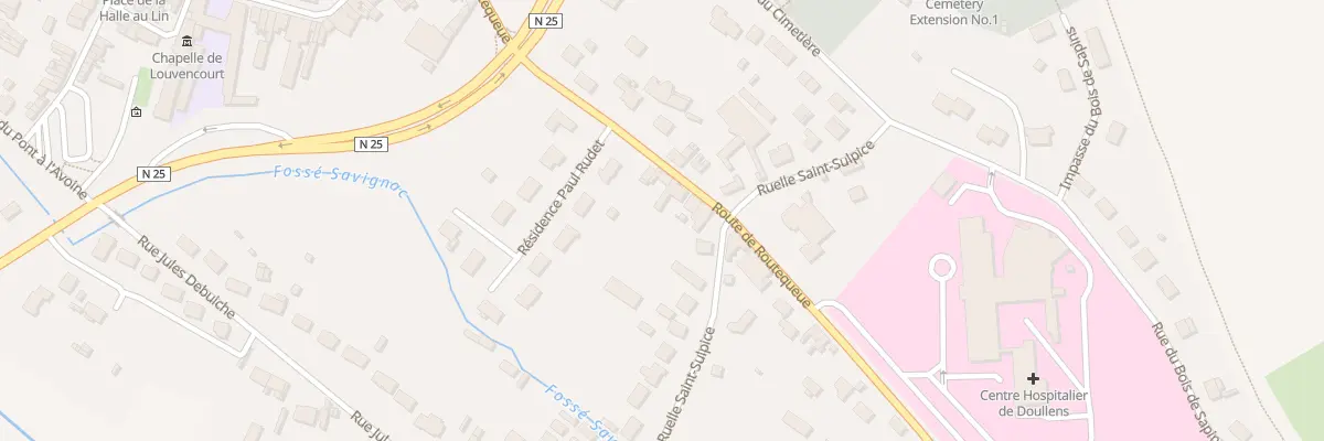 Plan du 31 Rue de Routequeue à Doullens