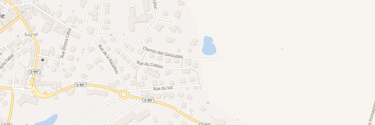Plan du 19 Rue du Coteau à Naucelle