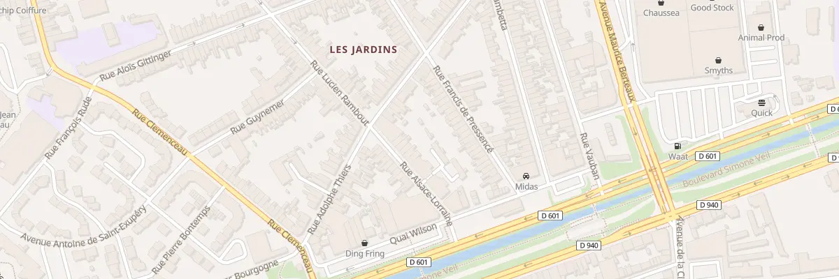 Plan du 91 Rue Alsace Lorraine Saint Pol à Dunkerque