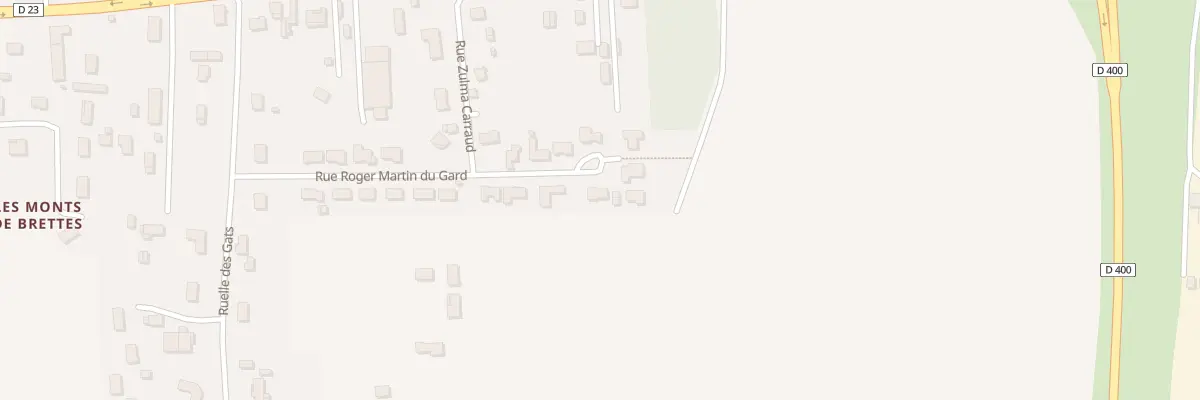 Plan du 22 Rue Roger Martin du Gard à Bourges