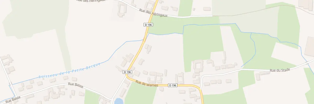 Plan du 521 Rue de Warnes à Roquetoire