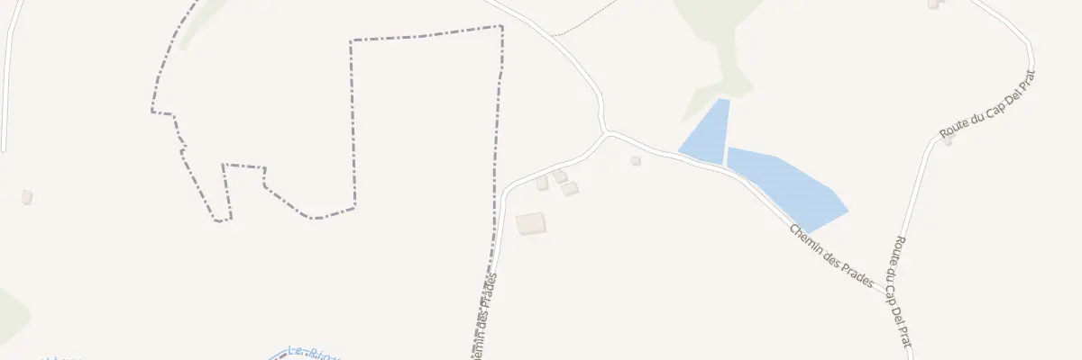 Plan du 5061 Les Prades à Goutrens