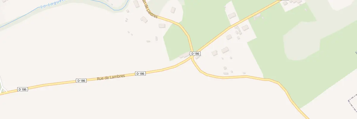 Plan du 9 Rue de Lambres à Liettres