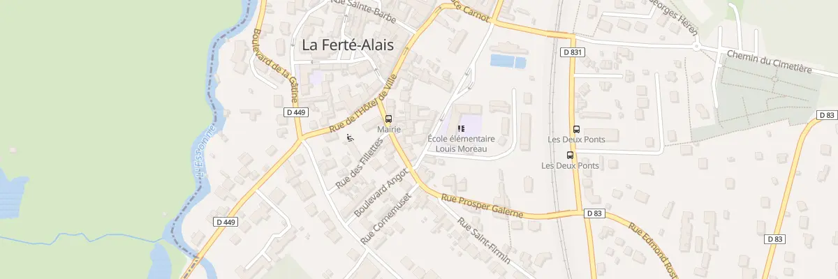 Plan du 7 Bd Angot à La Ferté-Alais