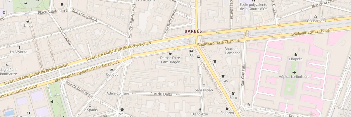 Plan du 7 Bd Marguerite de Rochechouart à Paris 9e Arrondissement