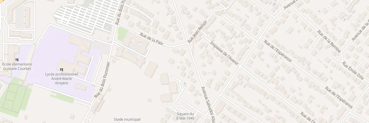 Plan du 38 Av Salvador Allende à Morsang-sur-Orge