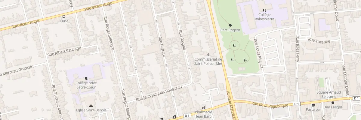 Plan du 15 Rue Raspail Saint Pol à Dunkerque
