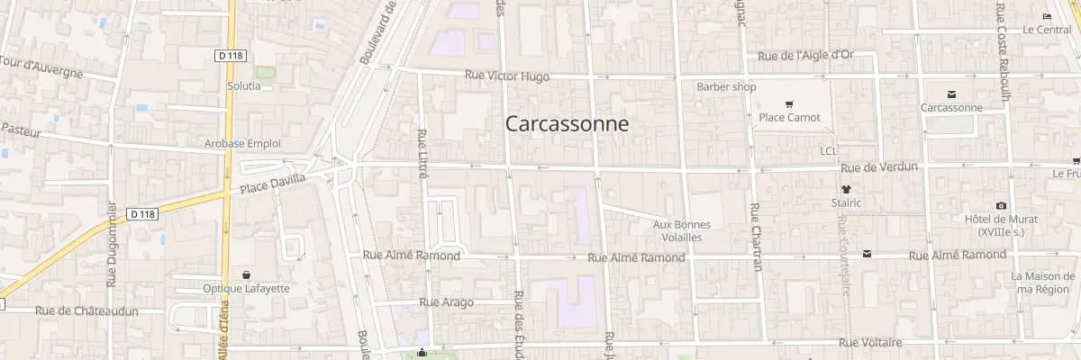 Plan du 79 Rue de Verdun à Carcassonne