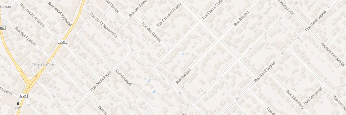 Plan du 8 Rue Pierre Curie à Savigny-sur-Orge