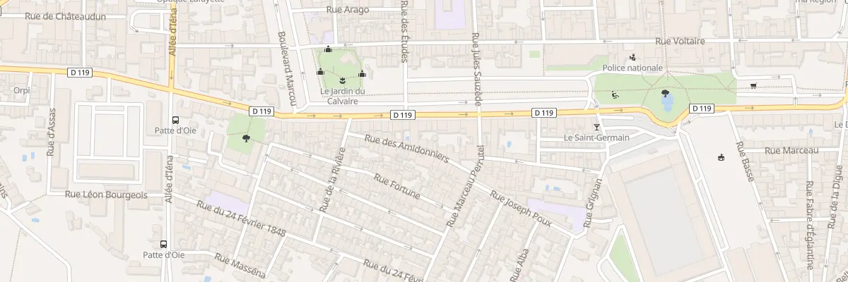 Plan du 12 Rue des Amidonniers à Carcassonne