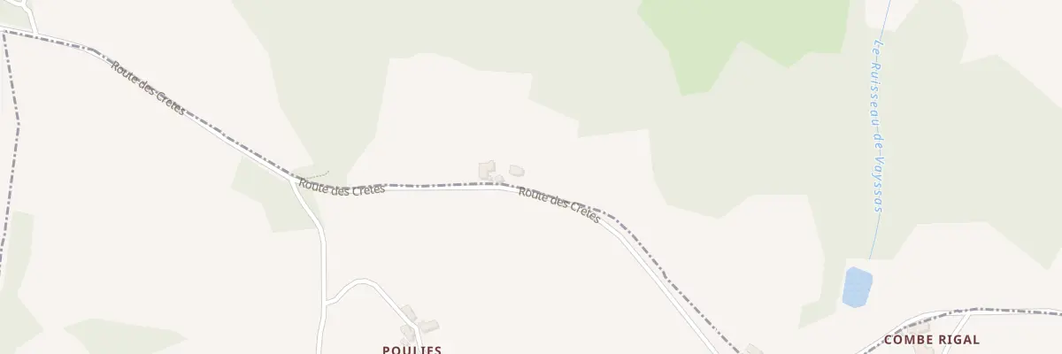 Plan du 5016A Puech Aures à Goutrens