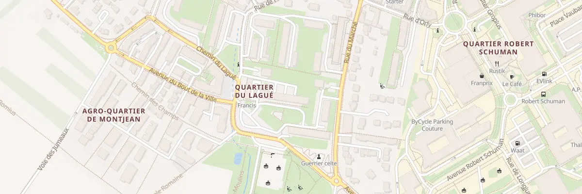 Plan du 1 All Francois II à Rungis