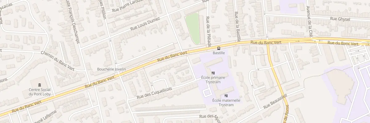 Plan du 1227 Rue du Banc Vert à Dunkerque