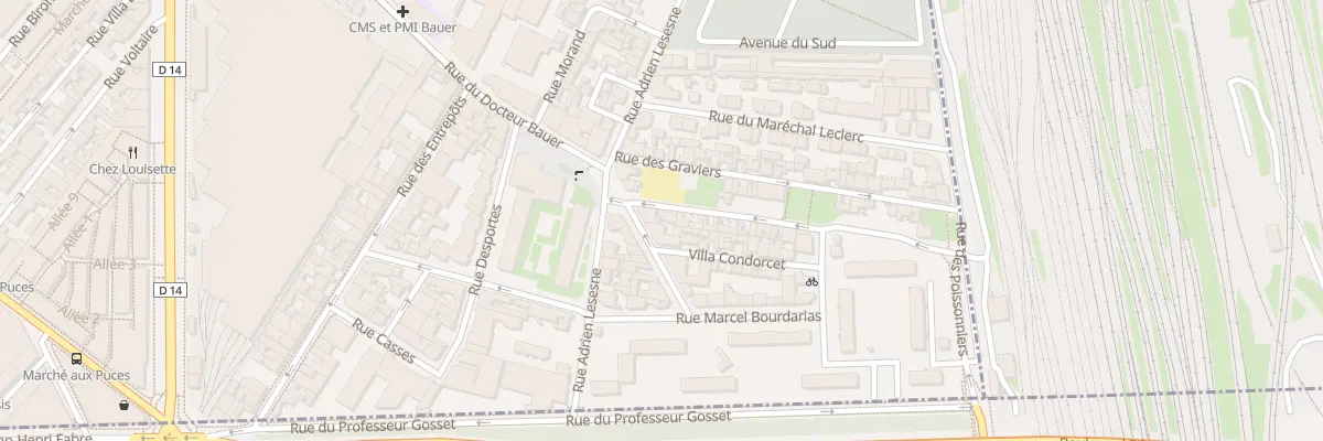Plan du 173 Rue du Docteur Bauer à Saint-Ouen-sur-Seine
