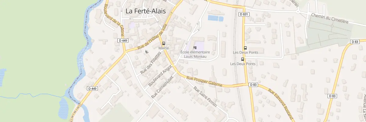 Plan du 10 Bd Angot à La Ferté-Alais