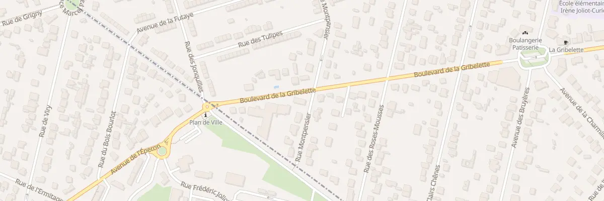 Plan du 12 Bd de la Gribelette à Morsang-sur-Orge