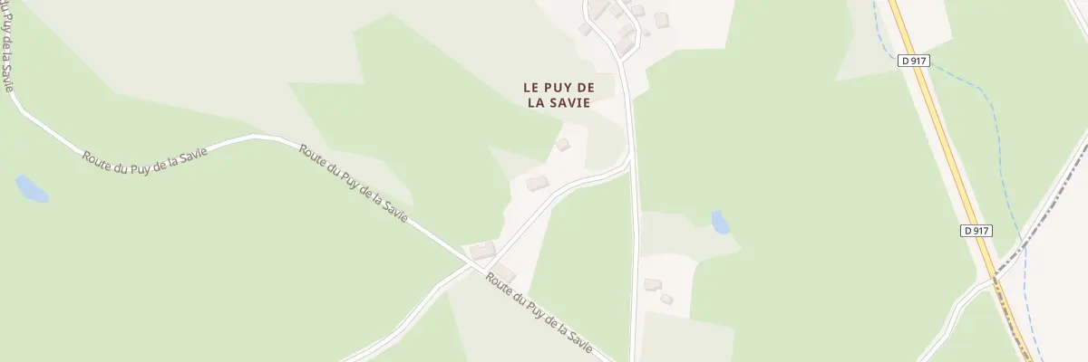 Plan du 3 Le Puy de la Savie à Verneiges