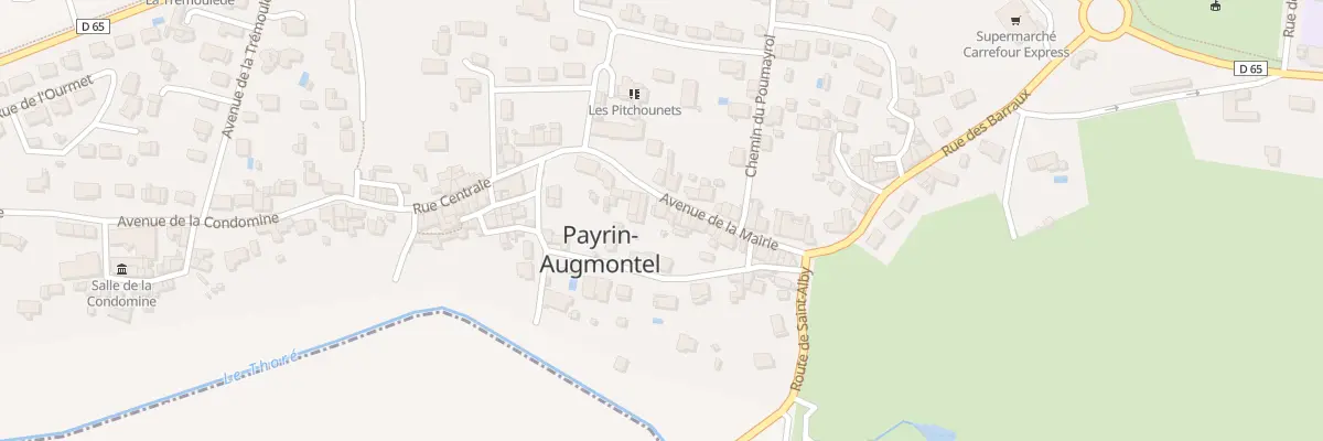 Plan du 33B Av de la Mairie à Payrin-Augmontel