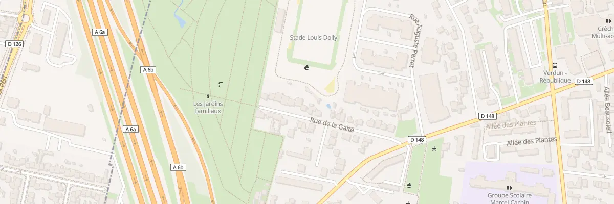Plan du 24 Rue de la Gaité à Villejuif