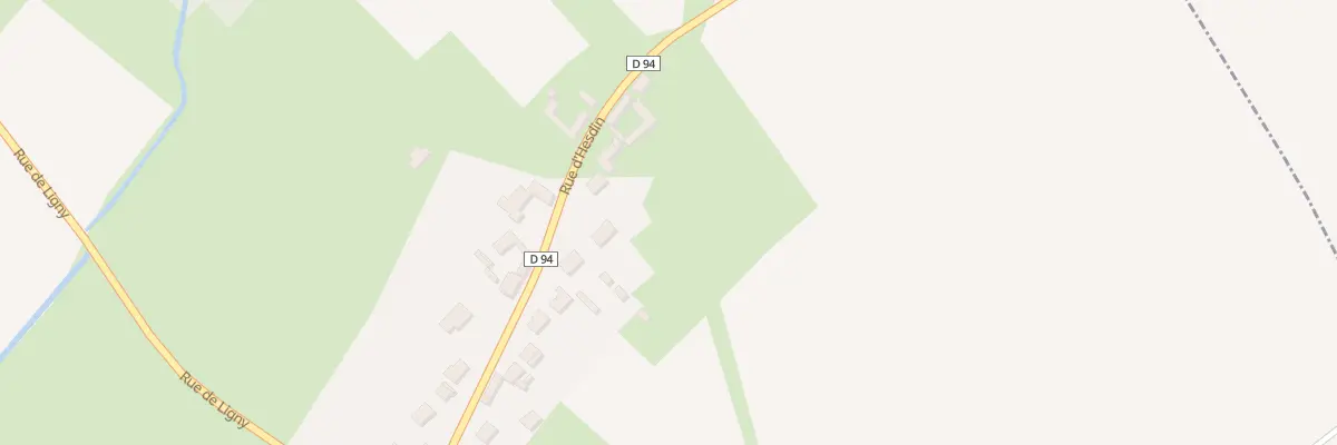 Plan du 1B Rue d’Hesdin à Westrehem
