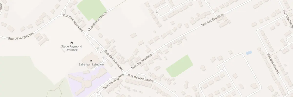Plan du 50 Rue des Bruyères à Racquinghem