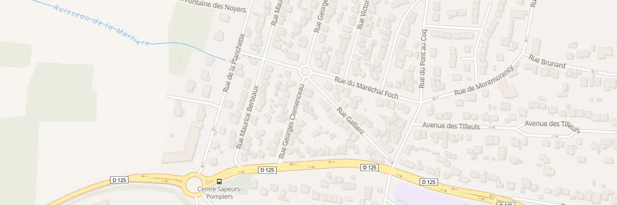 Plan du 18 Rue Georges Clémenceau à Saint-Brice-sous-Forêt