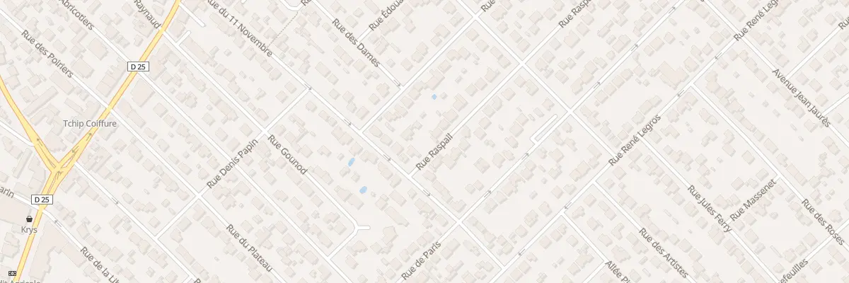 Plan du 5 Rue Raspail à Savigny-sur-Orge