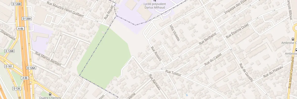 Plan du 13 Rue Rossini à Villejuif