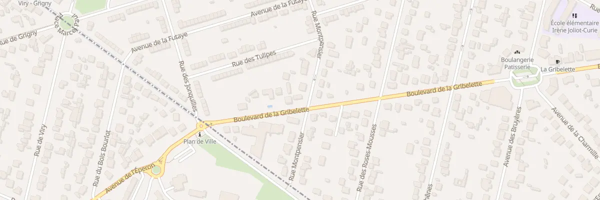 Plan du 7 Bd de la Gribelette à Morsang-sur-Orge